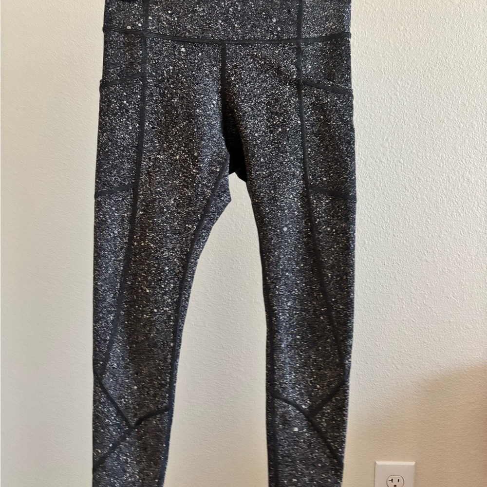 lululemon athletica Black Speckled Leggings